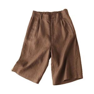 KOMILI Brown Pocket Bermuda Shorts Size M